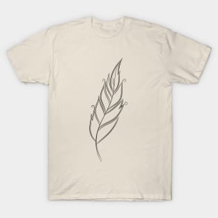 A feather. T-Shirt